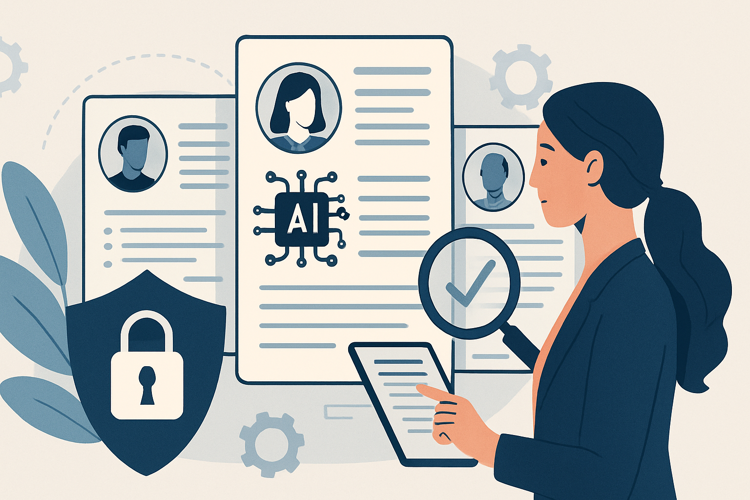 Imagen de Seguridad de datos y ética en herramientas de IA para selección